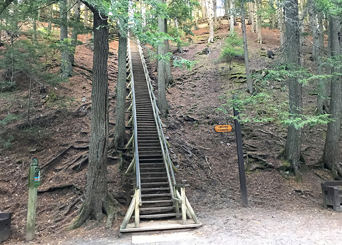L’escalier Jacob’s Ladder, au parc Victoria