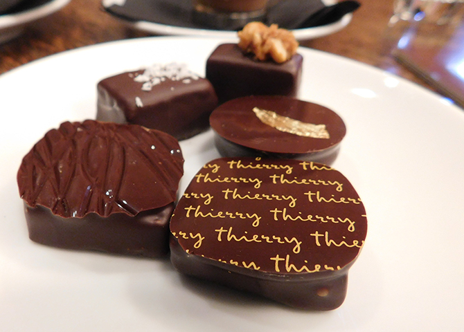 Chef Thierry Busset brings an artistic flair to his chocolates. Photo: Lucas Aykroyd